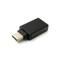 Adattatore USB 3.1 tipo C maschio a cavo 3.0 A femmina in nero