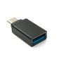 Adattatore USB 3.1 tipo C maschio a cavo 3.0 A femmina in nero