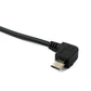 Câble SYSTEM-S USB 2.0 30 cm Adaptateur Micro B mâle vers mâle noir
