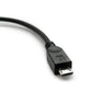 Câble SYSTEM-S USB 2.0 15 cm Adaptateur Micro B mâle vers femelle noir