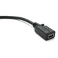 Câble SYSTEM-S USB 2.0 20 cm Adaptateur Mini B mâle vers femelle noir