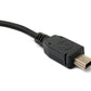 SYSTEM-S USB 2.0 Kabel 130 cm Mini B Buchse zu Typ A Stecker Spirale für Garmin