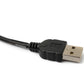 SYSTEM-S USB 2.0 Kabel 130 cm Mini B Buchse zu Typ A Stecker Spirale für Garmin