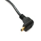 SYSTEM-S HDMI 1.4 Kabel 50 cm Typ A Stecker zu Micro Stecker Adapter Winkel in Schwarz