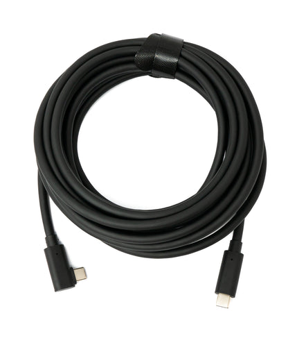 Cable SYSTEM-S USB 3.2 Gen 1 5m Tipo C Macho a Macho y 3.0 Tipo A Macho Ángulo