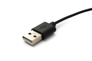 SYSTEM-S USB 2.0 Kabel 100 cm Ladekabel für Amazfit T-Rex 2 Smartwatch in Schwarz