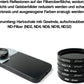SYSTEM-S ND Filter Set 37 mm Neutral Density with Case and Bag for iPhone 14