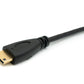 Cavo HDMI 100 cm adattatore da microspina a minispina in nero