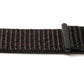 Bracelet SYSTEM-S 20 mm en nylon pour montre intelligente Huawei Watch en noir