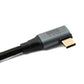 Cavo USB4 50 cm Tipo C maschio a maschio 40 Gbit/s USB 4.0 intrecciato ad angolo