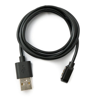 SYSTEM-S USB 2.0 cable 100 cm charging cable for Xiaomi Haylou GS LS09A Smartwatch in black