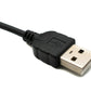 Cavo USB 3.1 da 100 cm Tipo C maschio a 2.0 Micro B maschio a spirale in nero