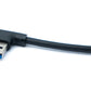 SYSTEM-S USB 3.0 Kabel 100 cm Typ A Stecker zu Stecker Winkel in Schwarz