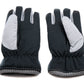 SYSTEM-S Anti Rutsch Handschuhe aus Polyester für Smartphones Touch Bildschirme in Grau