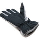 SYSTEM-S Anti Rutsch Handschuhe aus Polyester für Smartphones Touch Bildschirme in Grau