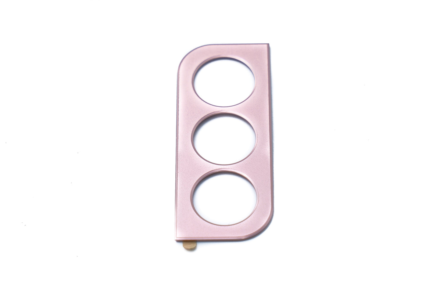 Tapa lente de protección de cámara SYSTEM-S de aluminio para Samsung Galaxy S22 Plus en color rosa