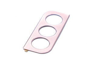 Tapa lente de protección de cámara SYSTEM-S de aluminio para Samsung Galaxy S22 Plus en color rosa