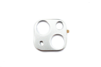 SYSTEM-S Kamera Schutz Linse Objektiv Abdeckung Aluminium für iPhone 13 & Mini in Grau