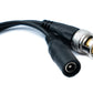System-S 2x câble CCTV 10 cm prise RJ45 pour adaptateur d'alimentation vidéo BNC DC en noir