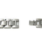 Bracelet SYSTEM-S 20 mm en métal pour montre intelligente Samsung Galaxy Watch 4 en gris