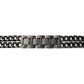 Bracelet SYSTEM-S 20 mm en métal pour montre intelligente Samsung Galaxy Watch 4 en noir