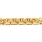 Bracelet SYSTEM-S 20 mm en métal pour montre connectée Samsung Galaxy Watch 4 en jaune