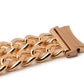Bracelet SYSTEM-S 20 mm en métal pour montre connectée Samsung Galaxy Watch 4 en rose