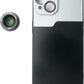 SYSTEM-S Makro Linse 2.8x HD Filter mit Hülle in Schwarz für iPhone 14 Plus