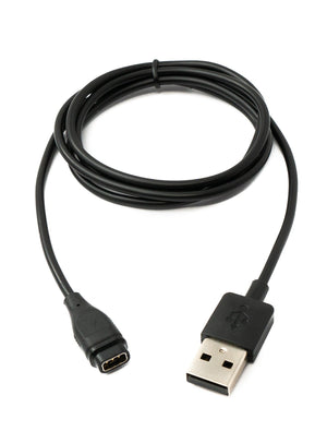 SYSTEM-S USB 2.0 Kabel 100 cm Ladekabel für Coros Smartwatches in Schwarz