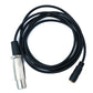 SYSTEM-S Audio Kabel 1,5 m 3.5 mm Klinke Buchse zu XLR 3 polig Buchse AUX Schwarz