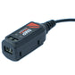 SYSTEM-S 2x UTP Kabel 10 cm Screw Lock zu BNC Stecker für HD Kameras Adapter in Schwarz