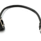 SYSTEM-S LAN cable 30 cm 8P8C socket to RJ45 plug angle screw in black