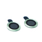 SYSTEM-S Camera Protection Lens Cover made of Glass Metal for iPhone 11 in Green