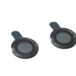 SYSTEM-S Camera Protection Lens Cover Glass Metal for iPhone 12 + Mini Black