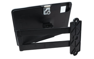 Soporte de pared SYSTEM-S Soporte de 360° con cerradura para iPad 10 Pro 11 Air 4 5 en negro