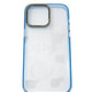 Coque de protection antichoc en TPU de couleur bleue transparente pour iPhone 14 Pro Max