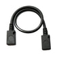 Câble SYSTEM-S USB 2.0 15 cm Adaptateur Micro B femelle vers femelle noir