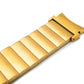 Cinturino in metallo da 20 mm per smartwatch Samsung Galaxy Watch 4 in giallo