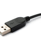 Câble SYSTEM-S USB 2.0 30 cm Adaptateur Micro B femelle vers Type A mâle en noir