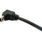 Câble SYSTEM-S USB 2.0 30 cm adaptateur mini B mâle vers type A mâle angle en noir