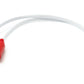 Cable Y de audio SYSTEM-S Conector auxiliar estéreo de 20 cm Conector de 3,5 mm a 2 tomas planas en blanco