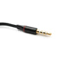 Cavo audio jack stereo AUX da 15 cm da 3,5 mm maschio a femmina piatto in nero