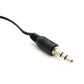 Cable de audio SYSTEM-S 80 cm estéreo AUX jack 3,5 mm conector a conector extensible negro