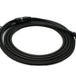 Cavo audio a Y da 100 cm jack stereo AUX da 3,5 mm femmina a 2x maschio adattatore nero