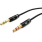 Cavo audio a Y da 100 cm jack stereo AUX da 3,5 mm femmina a 2x maschio adattatore nero