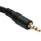 Cable Y de audio SYSTEM-S de 150 cm, conector jack AUX estéreo de 6,35 mm y conector a conector de 3,5 mm