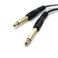 Cable Y de audio SYSTEM-S de 150 cm, conector jack AUX estéreo de 6,35 mm y conector a conector de 3,5 mm