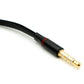 SYSTEM-S Cable de audio en Y, conector AUX estéreo de 20 cm, conector de 3,5 mm a 2 tomas planas, negro