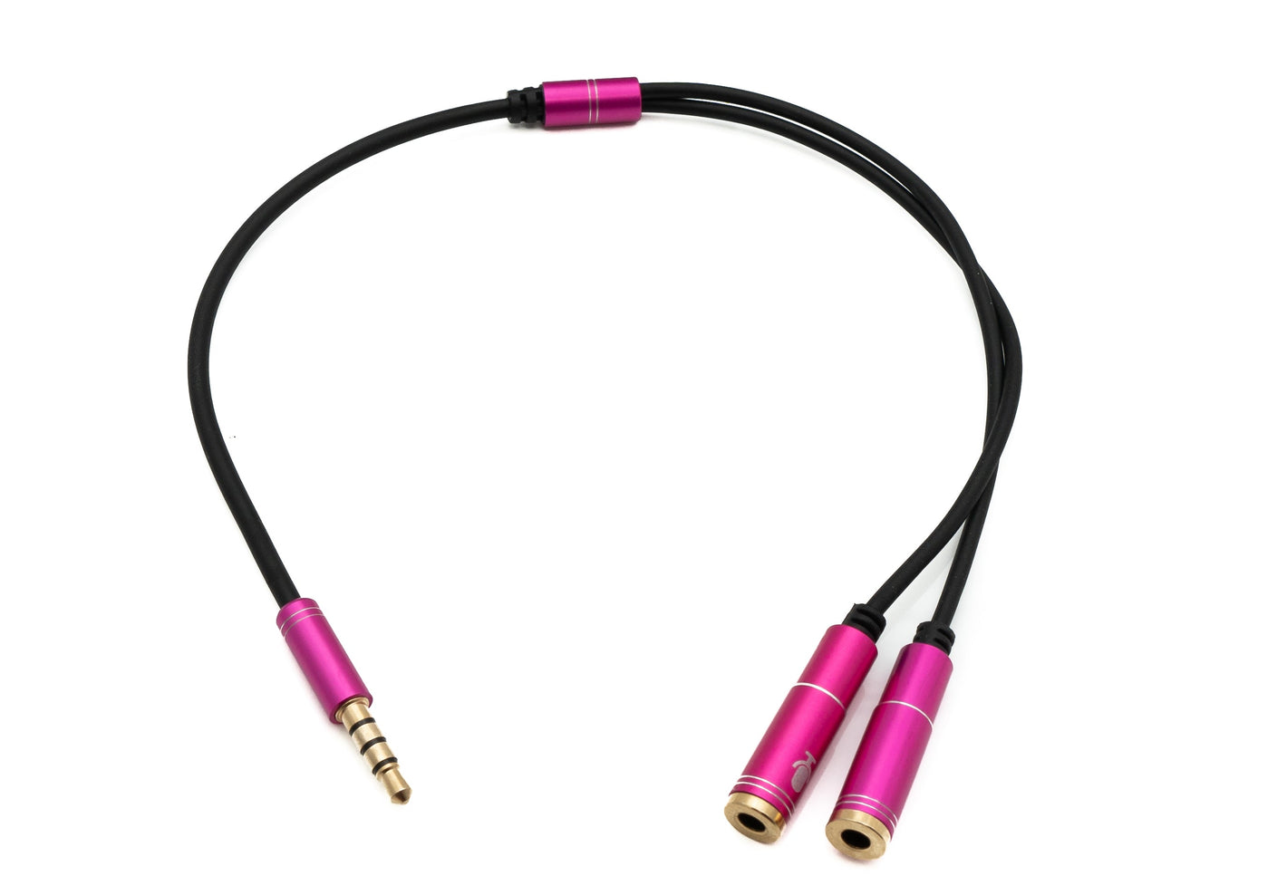 SYSTEM-S Câble Audio Y 30 cm Jack AUX Stéréo Adaptateur 3,5 mm Mâle vers 2x Femelle Noir