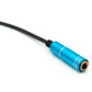 Cavo audio a Y da 30 cm, presa AUX stereo da 3,5 mm, a 2 adattatori a spina, nero